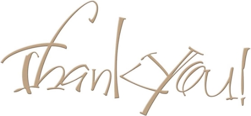 Picture of Spellbinders Glimmer Hot Foil Plate - Μήτρα Χρυσοτυπίας - Thank You
