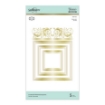 Picture of Spellbinders Glimmer Hot Foil Plate - Μήτρες Χρυσοτυπίας - Crowned Rimmed Squares, 5τεμ.