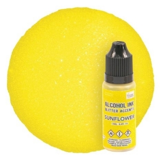 Picture of Couture Creations Glitter Accents Μελάνι Οινοπνεύματος 12ml -  Sunflower