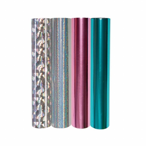 Picture of Spellbinders Glimmer Foil Variety Pack - Ρολά Θερμικού Foil Χρυσοτυπίας, Metallic & Holographic, 4τεμ.