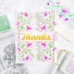 Picture of Pinkfresh Studio Σετ Διάφανες Σφραγίδες - Charming Floral Border, 8τεμ.
