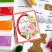 Picture of Pinkfresh Studio Hot Foil Plate - Μήτρα Χρυσοτυπίας - Dreamy Florals