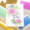 Picture of Pinkfresh Studio Hot Foil Plate - Overlapping Geo Leaf