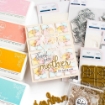 Picture of Pinkfresh Studio Σετ με Hot Foil Plate - Μήτρες Χρυσοτυπίας - Phrase Builder: Happy, 9τεμ.