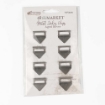 Picture of 49 And Market Curators Essential Metal Index Clips - Aged Silver, 8pcs