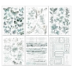 Picture of 49 & Market Rub-Ons Φύλλα Μεταφοράς Εικόνας 15 x 20 cm - Color Swatch, Eucalyptus, 7τεμ