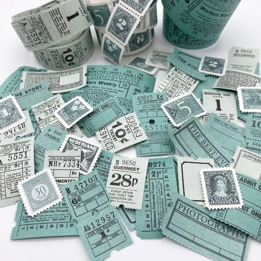 Picture of 49 And Market Ticket Essentials - Ρολά Διακοσμητικών - Color Swatch: Eucalyptus, 3τεμ.