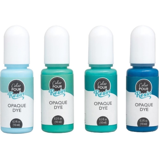 Picture of American Crafts Color Pour Resin Opaque Dye Σετ Χρωστικές Για Ρητίνη - Cool, 4τεμ.