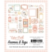 Picture of Echo Park Διακοσμητικά Cardstock Εφέμερα - Our Baby Girl, Frames & Tags, 33pcs