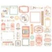 Picture of Echo Park Διακοσμητικά Cardstock Εφέμερα - Our Baby Girl, Frames & Tags, 33pcs