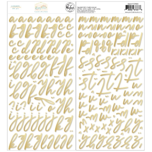 Picture of Pinkfresh Studio Puffy Αυτοκόλλητα Alphabet Κεφαλαία - Happy Heart, 200τεμ.