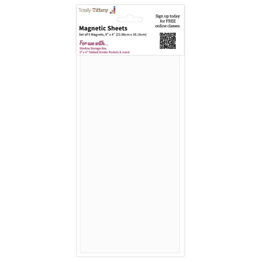 Picture of Totally Tiffany Magnetic Storage Sheets Μαγνητικά Φύλλα Αποθήκευσης για Μήτρες Κοπής, Slimline 9" x 4", 5 τεμ