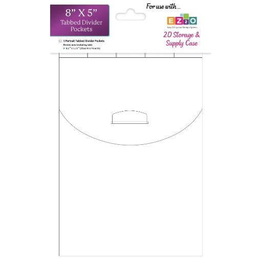 Picture of Totally-Tiffany Tabbed Divider Pockets With Flap – Θήκες Αποθήκευσης με Καπάκι 5'' x 8'', Σετ 5 τεμ. 