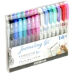 Picture of Zebra Mildliner Journaling Set | Σετ Μαρκαδόρων Υπογράμμισης & Sarasa Clip Gel Pens, 14τεμ.