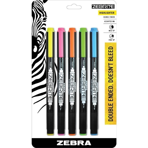 Picture of Zebra Zebrite Eco Highlighter - Μαρκαδοράκια Υπογράμμισης, 5τεμ.