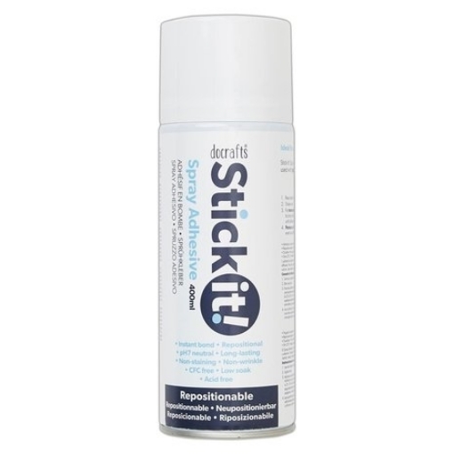 Picture of DoCrafts Stick It!  Κόλλα σε Σπρέι Επανατοποθετούμενη, 400ml