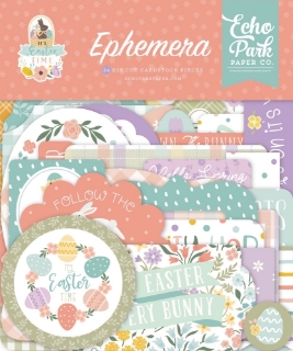 Picture of Echo Park Διακοσμητικά Cardstock Εφέμερα - It's Easter Time,  34τεμ.