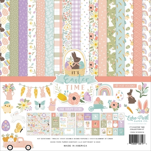 Picture of Echo Park Συλλογή Χαρτιών Scrapbooking  Διπλής Όψης 12"X12" - It's Easter Time