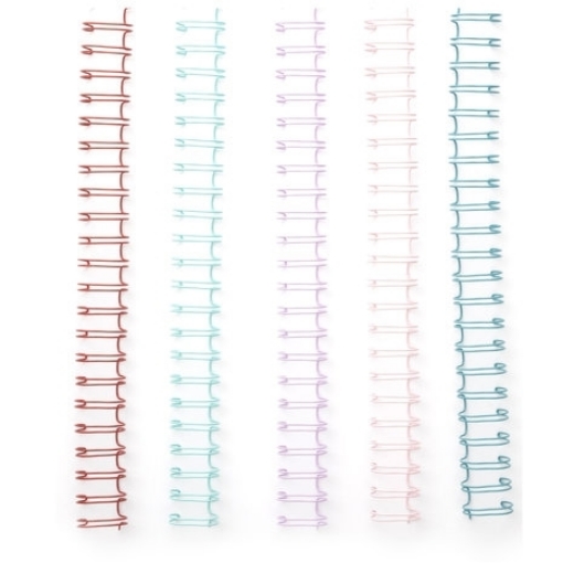 Picture of We R Memory Keepers - Cinch - Binding Spiral Wire - Σπιράλ Βιβλιοδεσίας - Σετ απο 5 χρώματα, 0.65"
