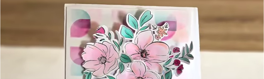 Everything you need to know about layering stencils! Let's make a card, step-by-step!