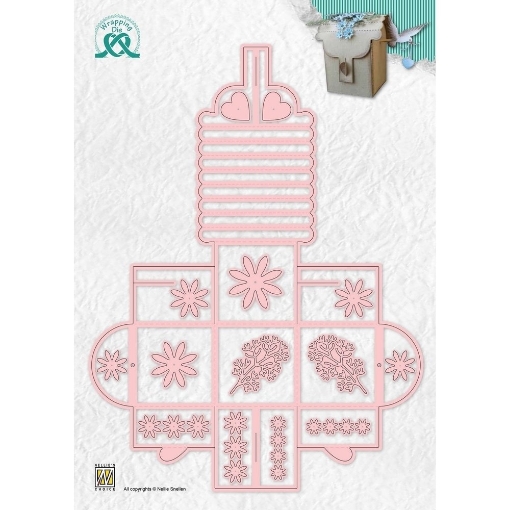 Picture of Nellie Snellen Wrapping 3D Dies Μήτρες Κοπής - Flower Gift Box