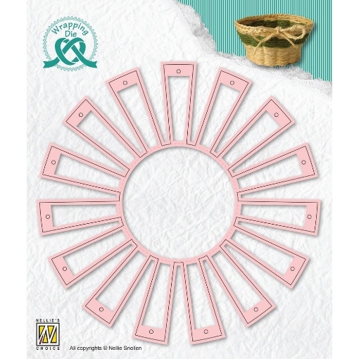 Picture of Nellie Snellen Wrapping 3D Dies Μήτρες Κοπής - Easter Basket Gift Box
