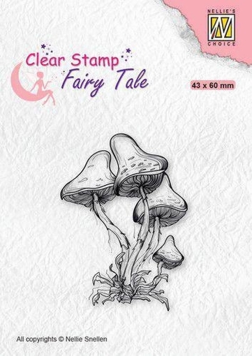 Picture of Nellie Snellen Fairy Tale Διάφανες Σφραγίδες - Mushrooms