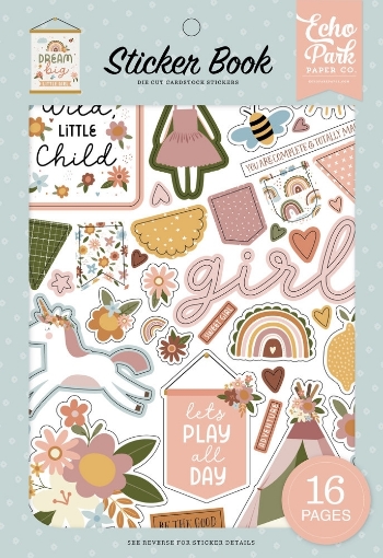 Picture of Echo Park  Μπλοκ Αυτοκόλλητων - Dream Big Little Girl