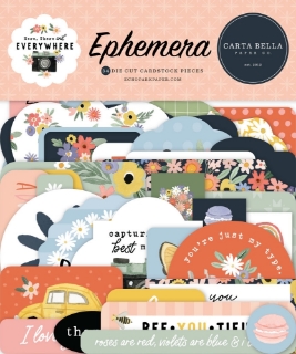 Picture of Carta Bella Διακοσμητικά Ephemera - Here There And Everywhere