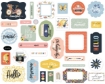 Picture of Carta Bella Ephemera | Διακοσμητικά Στοιχεία από Cardstock - Here, There and Everywhere (34 τεμ. )