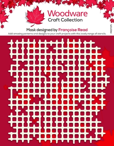Picture of Woodware Craft Collection Στένσιλ 6"x6" - Worn Mesh