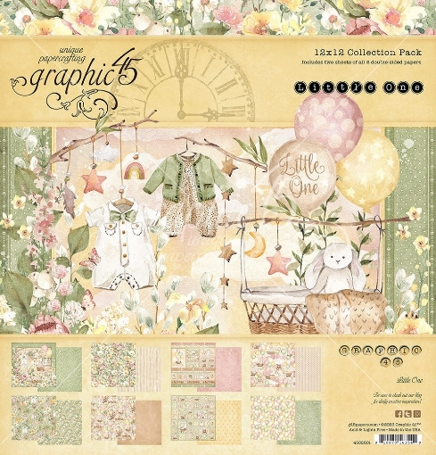 Picture of Graphic 45 Συλλογή Scrapbooking Διπλής Όψης 12"x12" - Little One