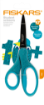 Picture of Fiskars Παιδικό Ψαλίδι Glitter με Αντικολλητική Λεπίδα - Μπλε, 18cm 