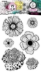 Picture of Art By Marlene Signature Collection Διάφανες Σφραγίδες - Nr.405, Mixed Florals, 6τεμ.