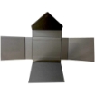 Picture of 49 And Market Foundations Memory Keeper Envelope Magnetic Closure - Αλμπουμ Tri-Fold (τρίπτυχο)  Μαύρο