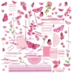 Picture of 49 & Market  Laser Cut Διακοσμητικά Στοιχεία - Color Swatch: Blossom, 111τεμ.