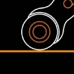 Picture of Fiskars Stick Rotary Cutter Flower Print - Περιστροφικός Κόπτης 45mm
