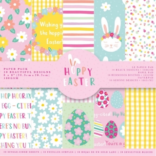 Picture of Violet Studio Paper Pad | Συλλογή Χαρτιών 8" x 8" - Hoppy Easter