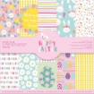 Picture of Violet Studio Συλλογή Χαρτιών Scrapbooking Μονής Όψης 12"X12" - Hoppy Easter