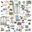 Picture of 49 And Market Διακοσμητικά Laser Cut Elements - Vintage Artistry Everywhere, 95τεμ.
