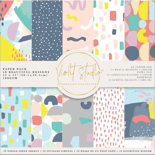 Picture of Violet Studio Συλλογή Χαρτιών Scrapbooking Μονής Όψης 12"X12" - Abstract