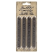 Picture of Tim Holtz Idea-Ology Metal Word Plaques Μεταλλικές Διακοσμητικές Πλάκες - Large, 4τεμ.