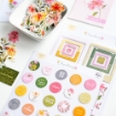 Picture of PinkFresh Studio Chipboard Flair Αυτοκόλλητα - Chrysanthemum, 25τεμ.