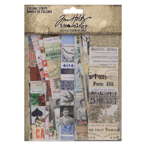Picture of Tim Holtz Idea-Ology Διακοσμητικές Λωρίδες για Κολάζ 1.5" x 6" - Collage Strips, 30τεμ.
