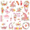 Picture of Little Birdie Ephemera Boho Dreams, 60τεμ.