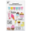Picture of Little Birdie Sticker Embellishment Αυτοκόλλητα - Sweet Celebration, 15τεμ.