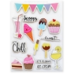 Picture of Little Birdie Sticker Embellishment Αυτοκόλλητα - Sweet Celebration, 15τεμ.