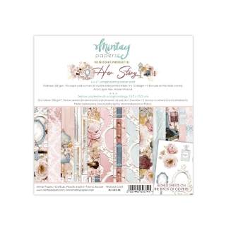 Picture of Mintay Papers Μπλοκ Scrapbooking Διπλής Όψης 6" x 6" - Her Story