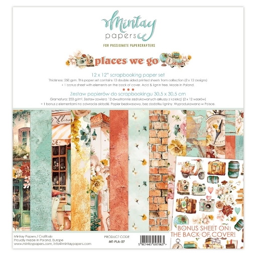 Picture of Mintay Papers Συλλογή Scrapbooking 12" x 12" - Places We Go