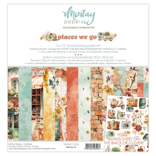 Picture of Mintay Papers Συλλογή Scrapbooking 12"X12" - Places We Go